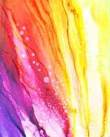Abstract Rainbow Splashback