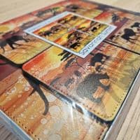 Africa Silhouette Animal Placemat and Coaster Set
