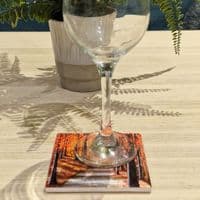 Autumn Ceramic Coaster - Woodland Walk