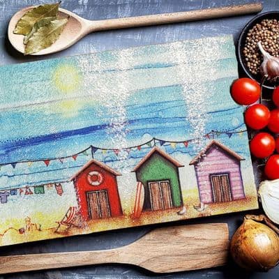 Beach Hut Deckchair Worktop Saver