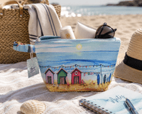 Beach Hut Wash Bag