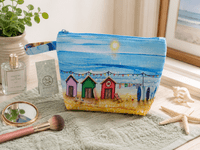 Beach Hut Wash Bag