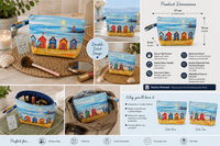 Beach Hut Wash Bag