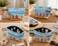 Beach Hut Wash Bag