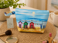 Beach Hut Wash Bag