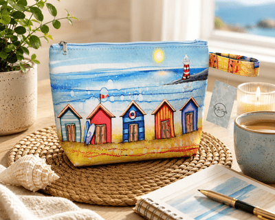 Beach Hut Wash Bag
