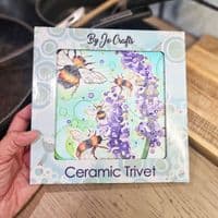 Bees Ceramic Trivet
