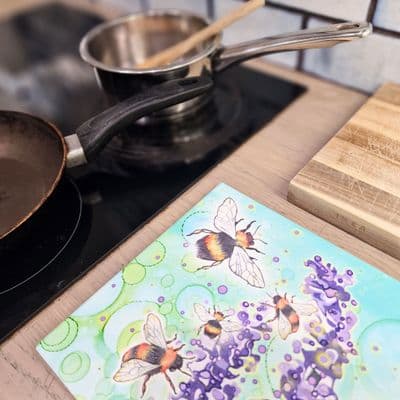 Bees Ceramic Trivet