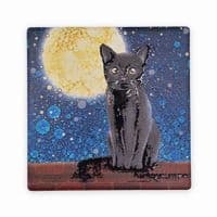 Black Cat Coaster