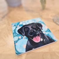 Black Labrador Dog Coaster