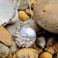 Bubbles & Balls Sterling Silver Necklace