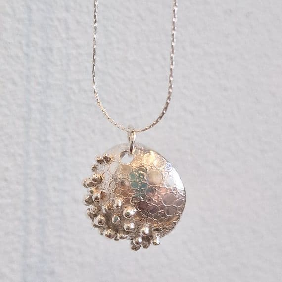 Bubbles & Balls Sterling Silver Necklace