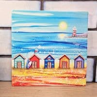 By The Sea Lighthouse Ceramic Trivet