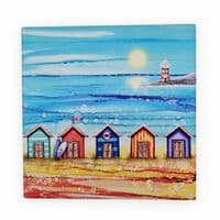 By The Sea Lighthouse Ceramic Trivet