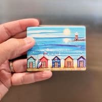 By The Sea Lighthouse Magnet