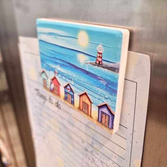 By The Sea Lighthouse Magnet
