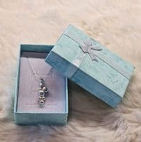 Cascading Balls Sterling Silver Necklace