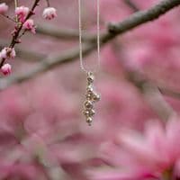 Cascading Balls Sterling Silver Necklace
