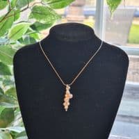 Cascading Balls Sterling Silver Necklace