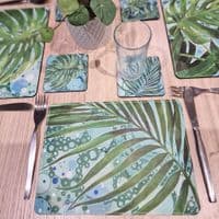 Cheese Plant Placemat and Coaster Set (GF)