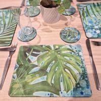 Cheese Plant Placemat and Coaster Set (GF)