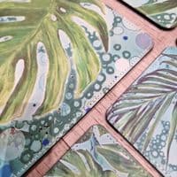 Cheese Plant Placemat and Coaster Set (GF)