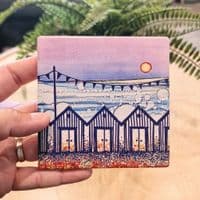 CR Row of Huts Coaster