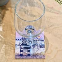 CR Solo beach hut Coaster