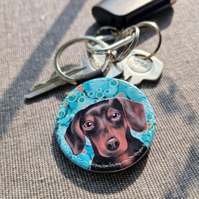 Dachshund Dog Keyring