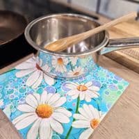 Daisies Ceramic Trivet