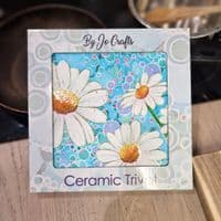 Daisies Ceramic Trivet