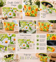 Daisy & Daffodil Floral Wash Bag