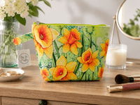 Daisy & Daffodil Floral Wash Bag