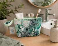 Dandelion (Green) Wash Bag