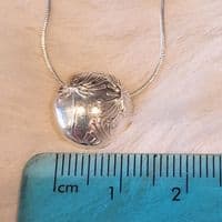 Dandelion Seeds Bead Sterling Silver Necklace