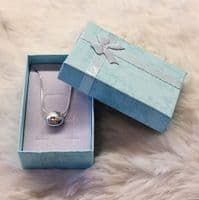 Dandelion Seeds Bead Sterling Silver Necklace