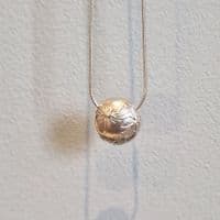 Dandelion Seeds Bead Sterling Silver Necklace