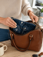 Dandelion (Teal) Wash Bag