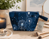 Dandelion (Teal) Wash Bag
