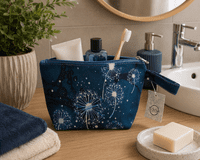 Dandelion (Teal) Wash Bag
