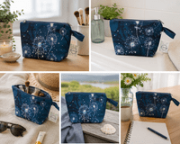 Dandelion (Teal) Wash Bag