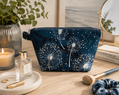 Dandelion (Teal) Wash Bag