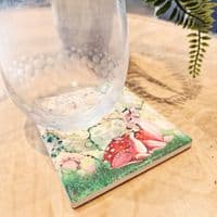 Deer Ceramic Coaster - Woodland Wildlife