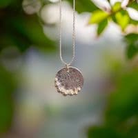 Disc Balls Sterling Silver Necklace