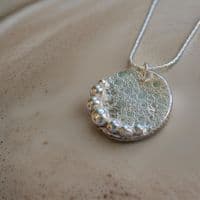 Disc Balls Sterling Silver Necklace