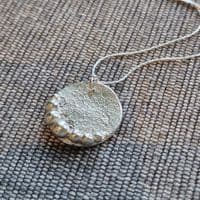 Disc Balls Sterling Silver Necklace