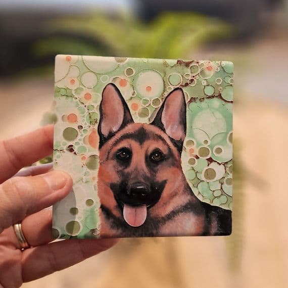 German Shepherd Dog Coaster