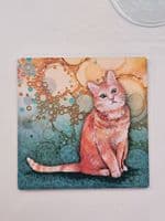 Ginger Cat Coaster