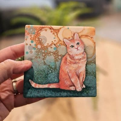 Ginger Cat Coaster