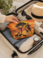 Giraffe & Elephant Wash Bag